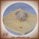 TEX SOS DOUDOU OURS BEIGE PLAT JAUNE FLEUR