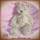 HISTOIRE D'OURS SOS DOUDOU  OURS BOUCLETTE ECRU MARRON