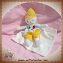 SUCRE D'ORGE DOUDOU POUPEE CLOWN JAUNE BLEU MOUCHOIR SOS