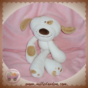 TCF SOS DOUDOU CHIEN BLANC BEIGE 17AAZINGO COCARD