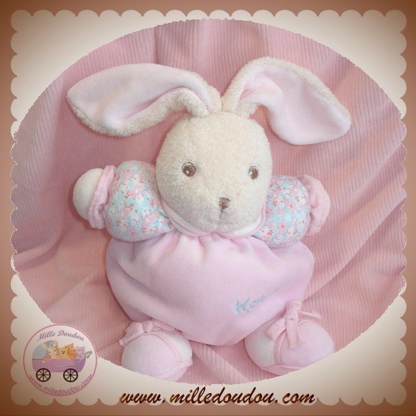 KALOO SOS DOUDOU LAPIN LIBERTY ROSE PATCHWORK FLEUR - Boutique pour  retrouver Doudou !!!