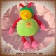 MOULIN ROTY DOUDOU ABEILLE LOUNA FLORIMOND VERTE ROSE ORANGE 28 