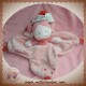 NICOTOY DOUDOU POUPEE PAPILLON FILLE ROSE PLATE ETOILE KIABI