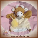 DOUDOU ET COMPAGNIE VACHE CREME AVEC BEURRE MARIONNETTE 