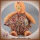 MOULIN ROTY SOS DOUDOU POULE COQ ORANGE ROBE 30 cm