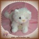 HISTOIRE D'OURS SOS DOUDOU CHAT ALLONGE BLANC ECRU