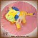 NICOTOY SOS DOUDOU LION JAUNE ORANGE BLEU