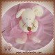 JACADI DOUDOU SOURIS ECRU TUTU ROSE MUSICAL ETOILE SOS