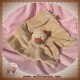 BB DIREKT SOS DOUDOU OURS PLAT MARRON BEIGE FOULARD