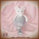 MARESE TEPETTO SOS DOUDOU SOURIS ROSE TUTU GRIS