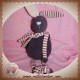 BOUT'CHOU MONOPRIX SOS DOUDOU LAPIN VIOLET RAYE ROSE 