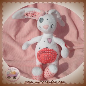 TAPE A L'OEIL SOS DOUDOU LAPIN BLANC ROSE SPIRALE