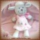 NICOTOY SOS DOUDOU MOUTON GRIS BLANC ET ROSE KIABI