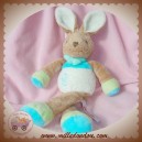 TOODO SOS DOUDOU LAPIN MARRON BLANC BLEU BATEAU