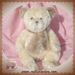 NOUMINOU SOS DOUDOU OURS BOUCLETTE ECRU TAUPE DIMA