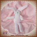 JACADI SOS DOUDOU PELUCHE LAPIN ROSE GRIS