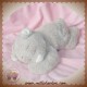 NOUKIE'S DOUDOU OURS NOUKY TIDOU ALLONGE GRIS FLUORESCENT