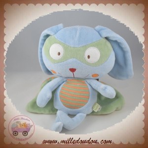 DPAM SOS DOUDOU ROBIN LE LAPIN MASQUE BLEU VERT