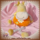 CMP SOS DOUDOU VACHE BEIGE CORPS ORANGE FLEURS 