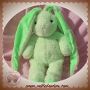 AJENA SOS DOUDOU LAPIN VERT TOUT DOUX GRANDE OREILLES 