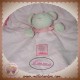 MOULIN ROTY DOUDOU SOURIS GRISE LILA PLAT OVAL ROSE RAYE SOS