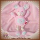 TEX SOS DOUDOU SOURIS LAPIN ROSE EVEIL COEUR FLEUR