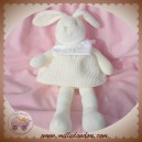 J-LINE SOS DOUDOU LAPIN BLANC ECRU ROBE ELLE