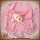 KALOO SOS DOUDOU OURS BEIGE PLAT ROSE DORMEUR