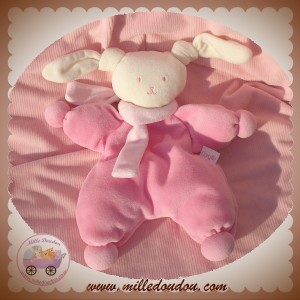 COROLLE SOS DOUDOU LAPIN PATACHOU ROSE ECRU