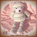 H&M H & M DOUDOU OURS TISSU ROSE BLEU KAKI BLANC SOS