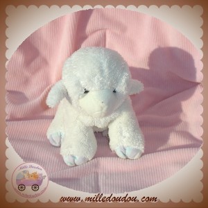 BURBERRY SOS DOUDOU MOUTON BLANC ECRU MAUVE