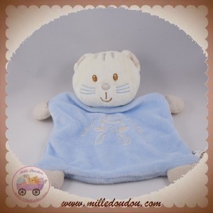 VETIR SOS DOUDOU CHAT PLAT BLANC ET BLEU NICOTOY