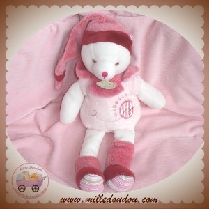 DOUDOU ET COMPAGNIE SOS CHAT MINOUCHETTE PANTIN ECRU ROSE 1577