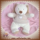 POMMETTE SOS DOUDOU LAPIN ECRU BLANC PULL BEIGE