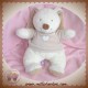 POMMETTE SOS DOUDOU LAPIN ECRU BLANC PULL BEIGE