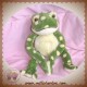 LASCAR SOS DOUDOU GRENOUILLE VERTE JAUNE RONDS