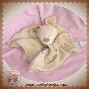 BENGY SOS DOUDOU OURS BEIGE PLAT ECHARPE TRAIT