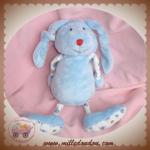 Doudou Boule 3 en 1 Lapin bleu de Doudou et Compagnie, Doudous : Aubert