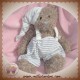 J-LINE J LINE SOS DOUDOU OURS BOUCLETTE GRIS SALOPETTE