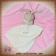 BABYNAT BABY NAT DOUDOU LAPIN BEIGE CLAIR PRALINE MOUCHOIR SOS