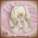 NICOTOY SOS DOUDOU LAPIN ECRU ECHARPE BOUT BEIGE BABY CLUB