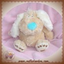 ANNA CLUB PLUSH SOS DOUDOU CHIEN CLAIR AVEC TRUFFE BLEU 23 cm