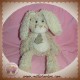 HISTOIRE D'OURS DOUDOU LAPIN ECRU REFLET BEIGE MARRON