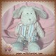 MAMAS & PAPAS SOS DOUDOU LAPIN RABBIT BLANC PYJAMA