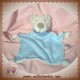 SIGIKID SOS DOUDOU OURS PLAT RAYE BLEU BLANC