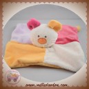 BEBEREVE SOS DOUDOU OURS SOURIS PLAT BLANC JAUNE MAUVE