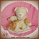 LASCAR SOS DOUDOU OURS MARIONNETTE ECRU BEIGE MIEL