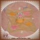 NATTOU SOS DOUDOU VACHE GIRAFE BEIGE PLATE ORANGE ROSE 