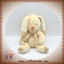 NICOTOY SOS DOUDOU LAPIN ECRU ECHARPE BOUT BEIGE 20 cm