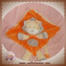 NICOTOY DOUDOU LION PLAT ECRU ORANGE SOS